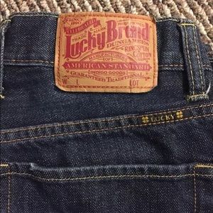 MENS LUCKY BRAND 32 x 29 STRAIGHT Leg Blue Jeans